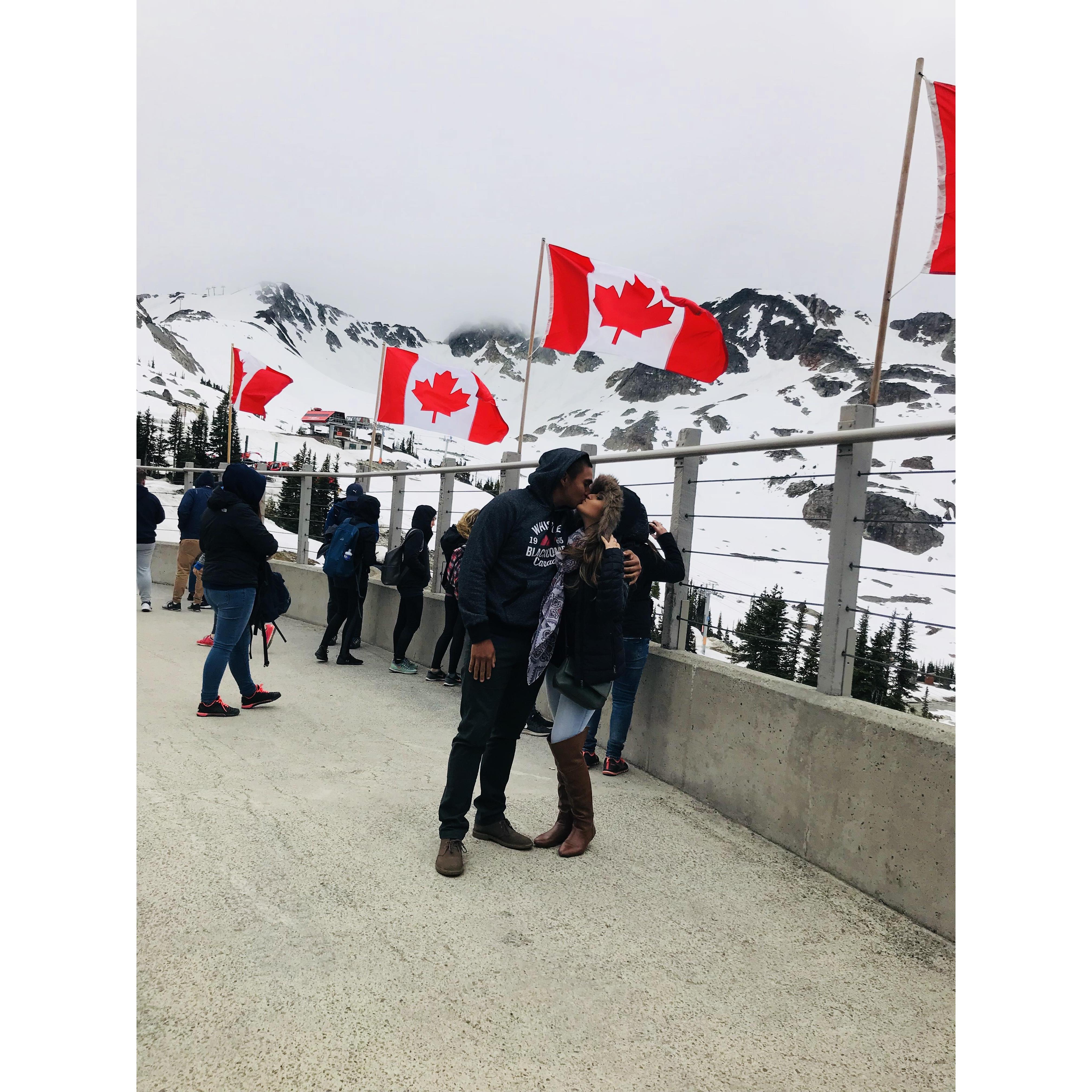 Our first time at Whistler, Canada!
