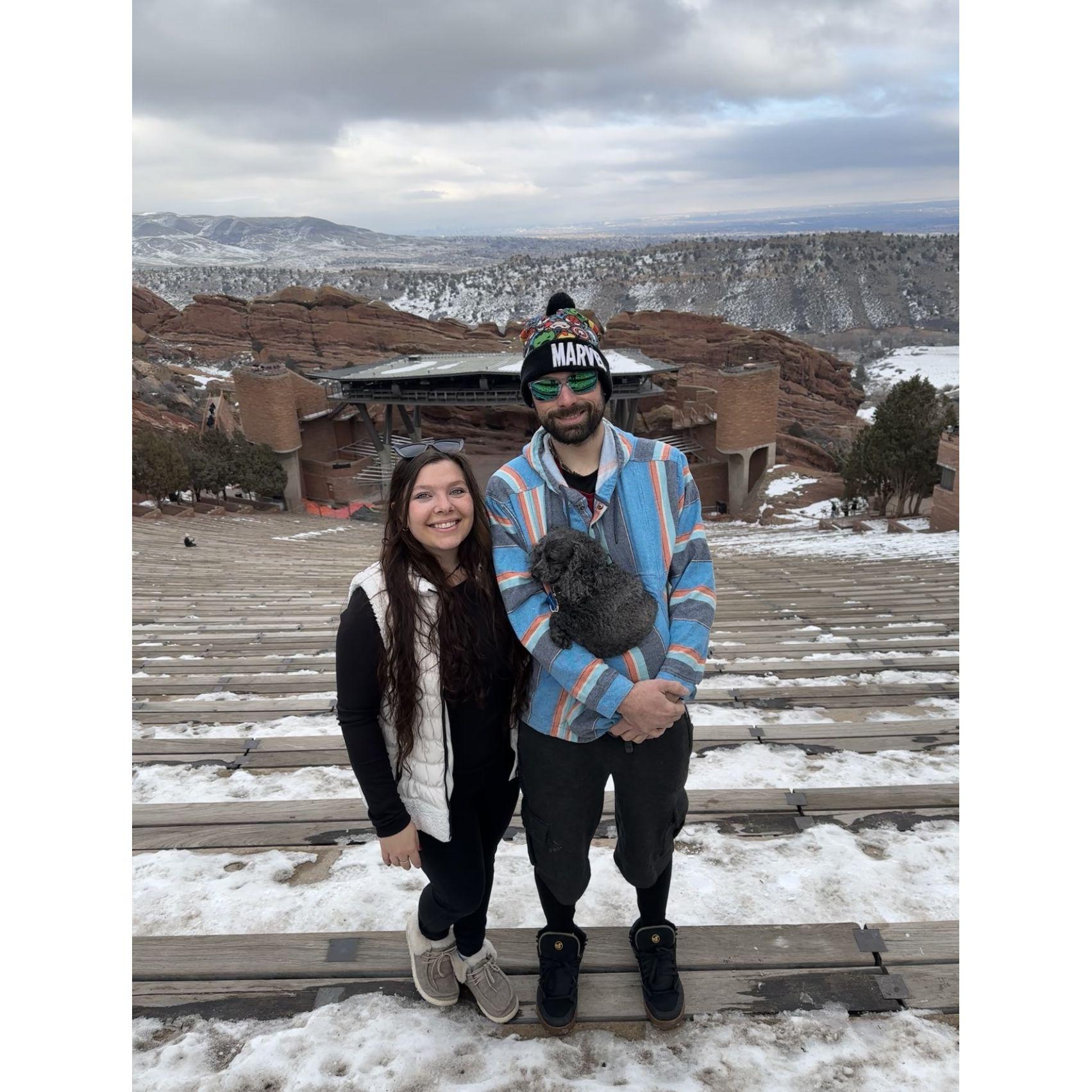 Visiting The Red Rocks Ampitheater in Colorado!