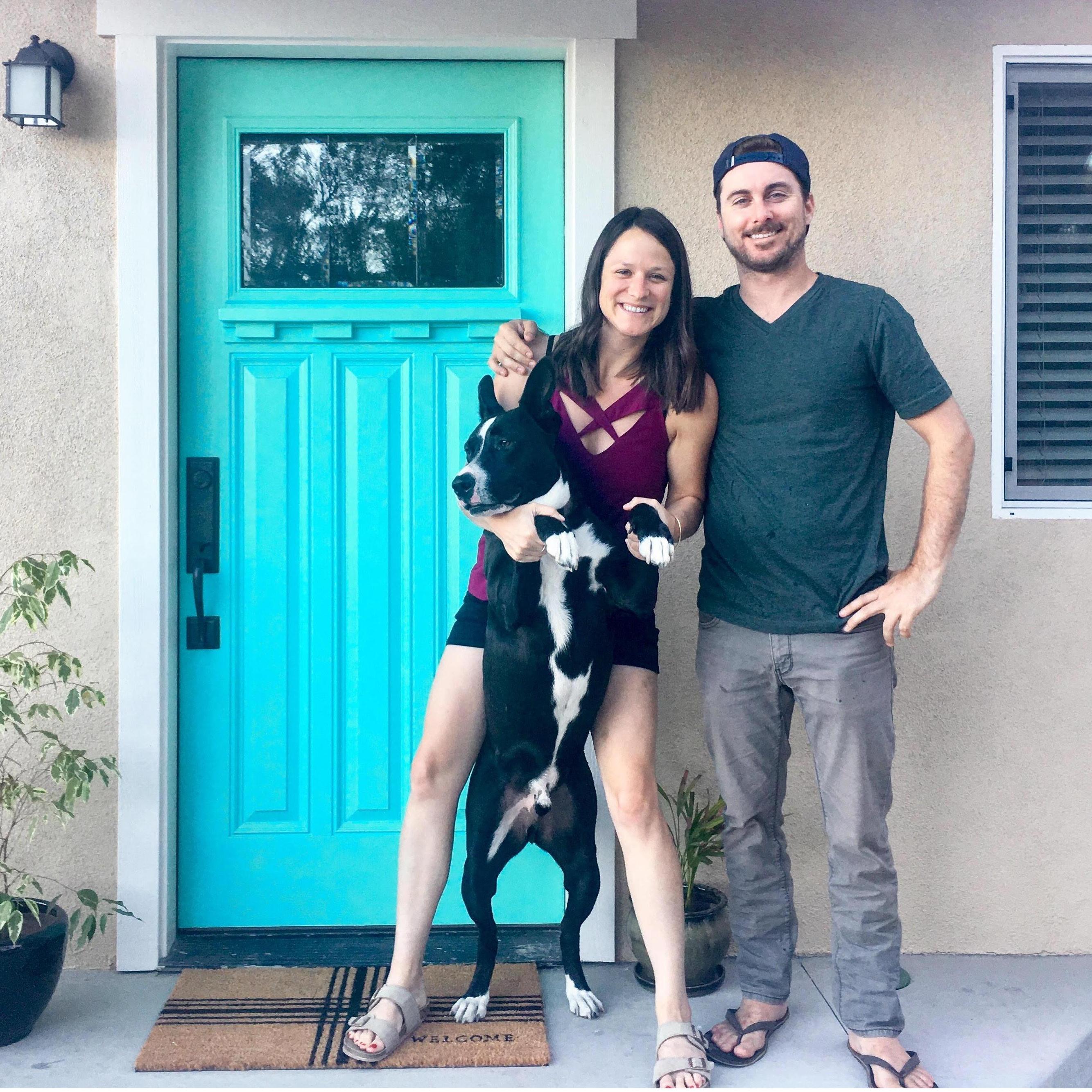 Our first home in Templeton (2018).