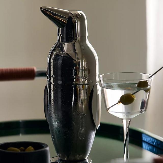 Viski Irving Stainless Steel Penguin Cocktail Shaker