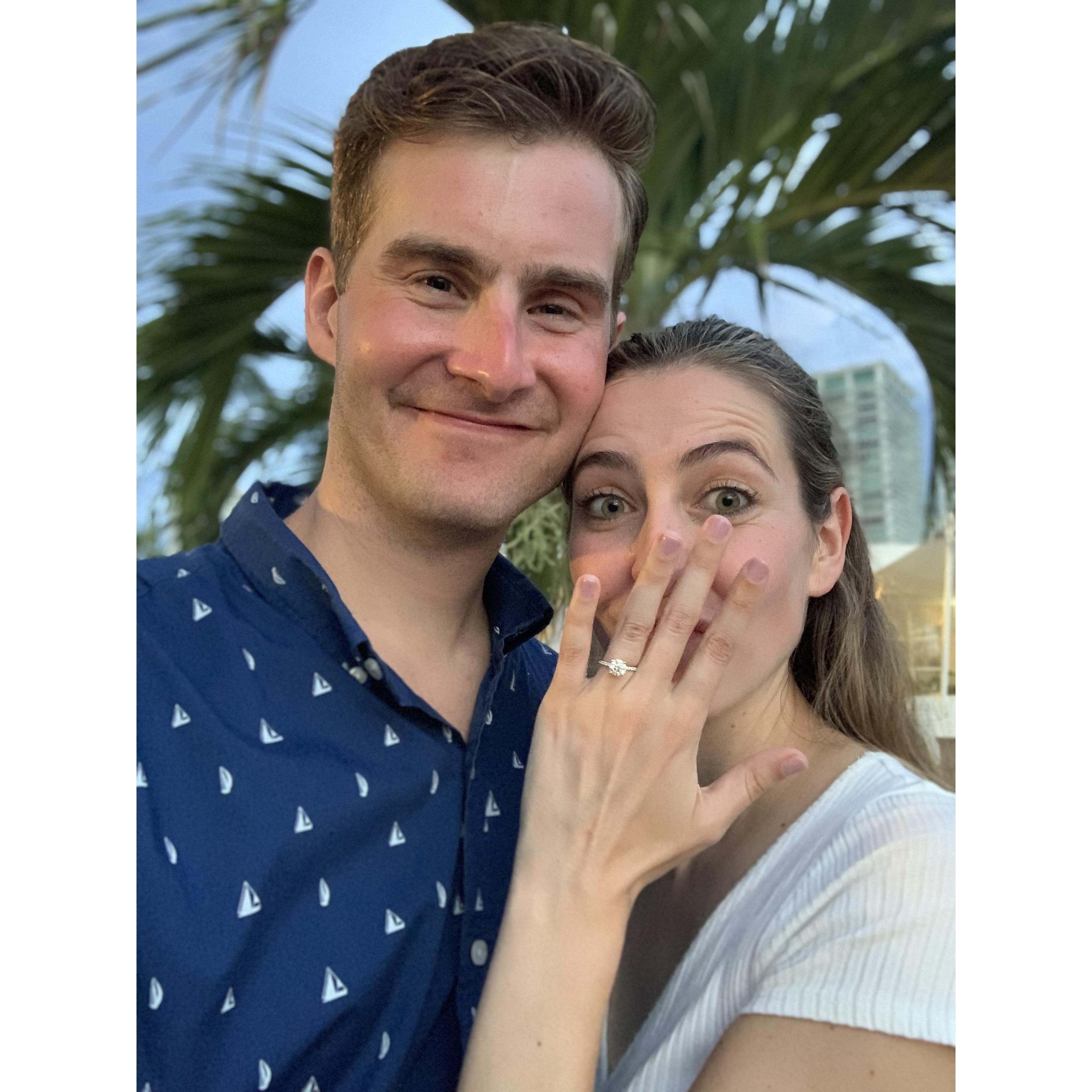 Our first ring selfie!