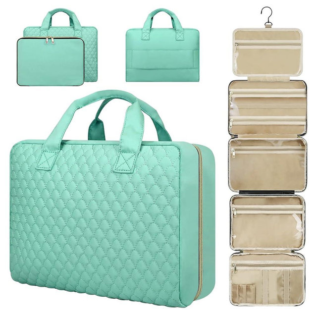 urophylla Detachable Travel Toiletry Bag for Women - Large Toiletry Bags for Traveling Women - Hanging Makeup Cosmetic Bag, Organizer for Travel Accessories Cruise Essential - Travel Size Toiletries