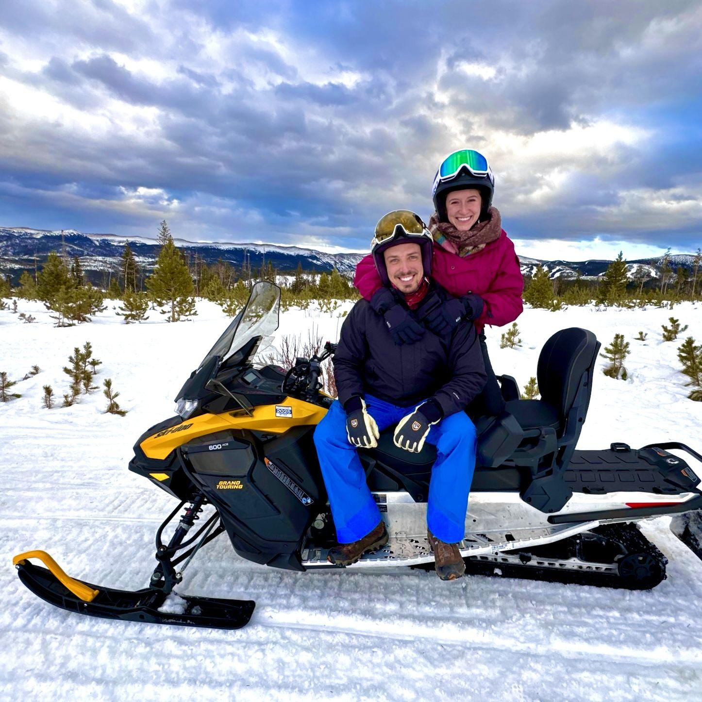 Snowmobiling adventures in Colorado