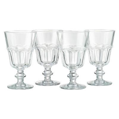 Artland®8oz Pearl Ridge Wine Glasses Set of 4