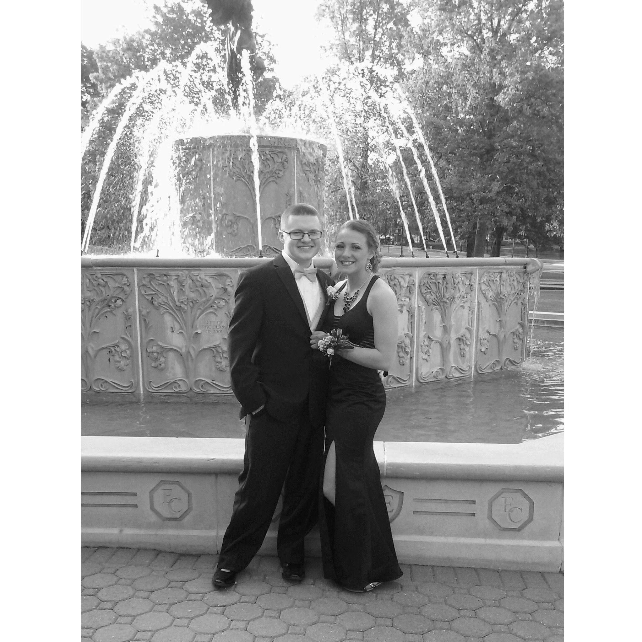 Morgan's senior prom in 2017.