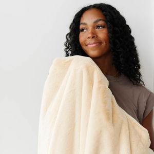 LUSH XL BLANKETS - Yellow Chiffon