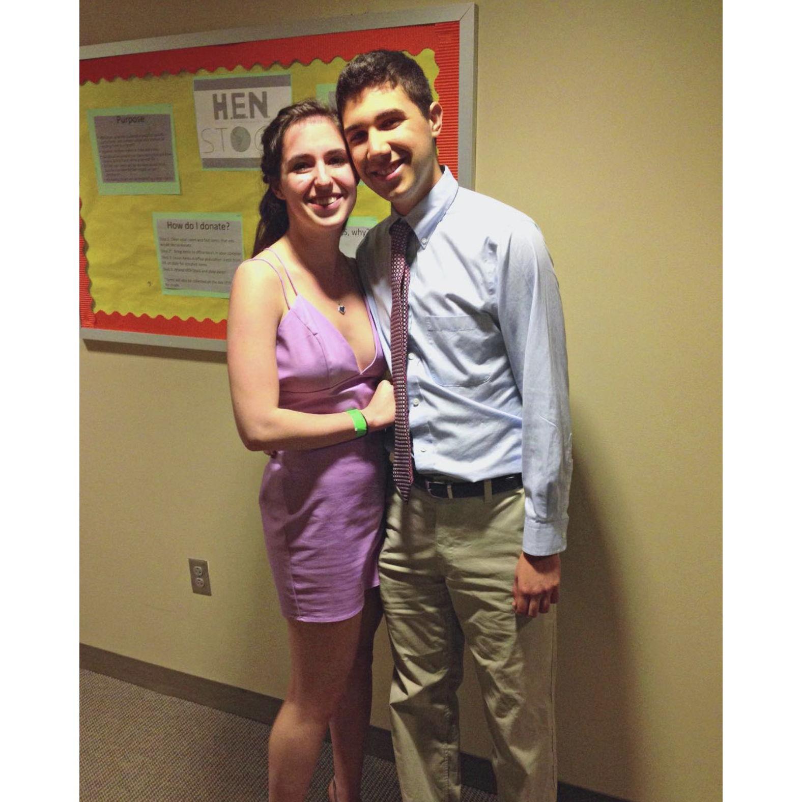 We first started dating on 1.23.16, when we were sophomores in college...