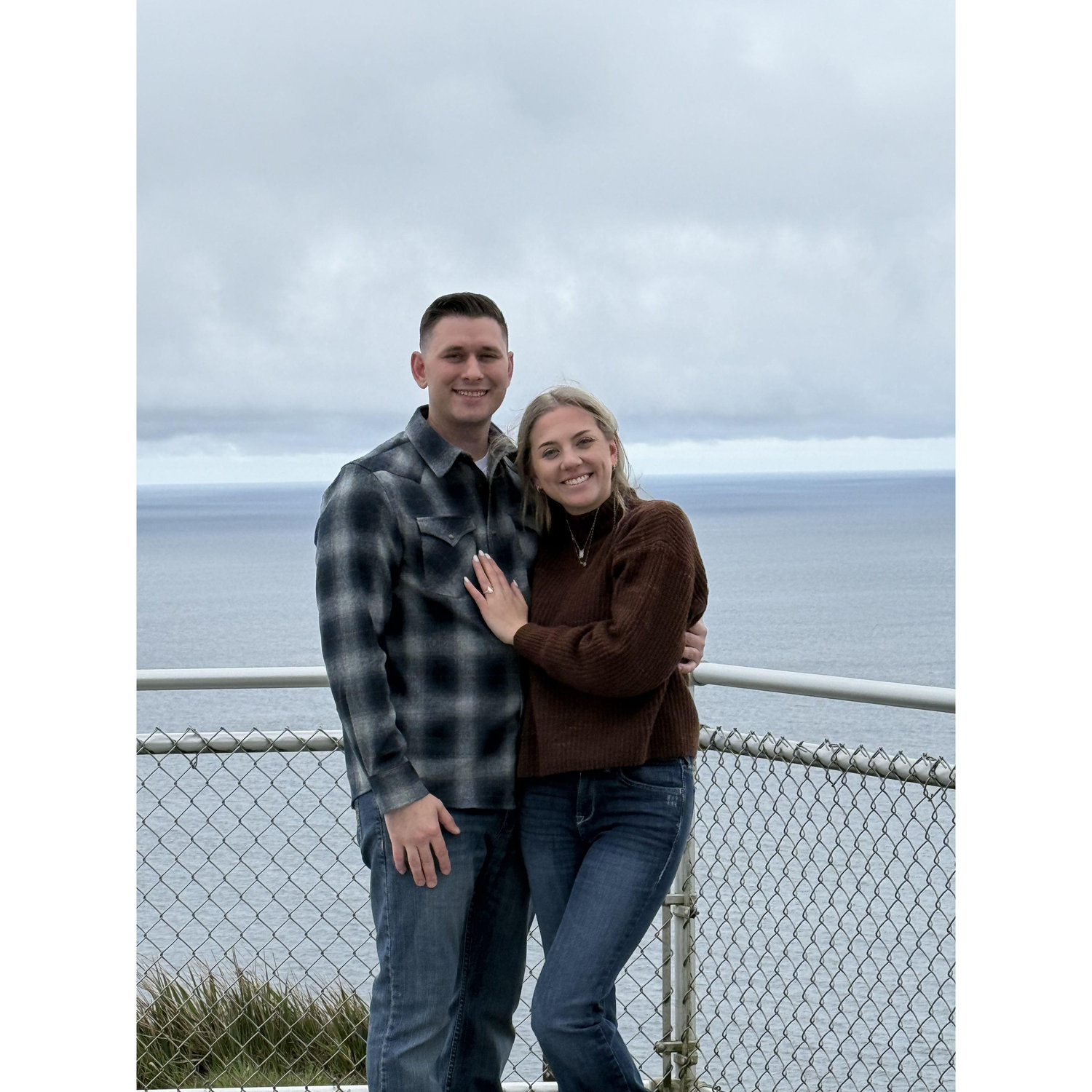 The day we got engaged!