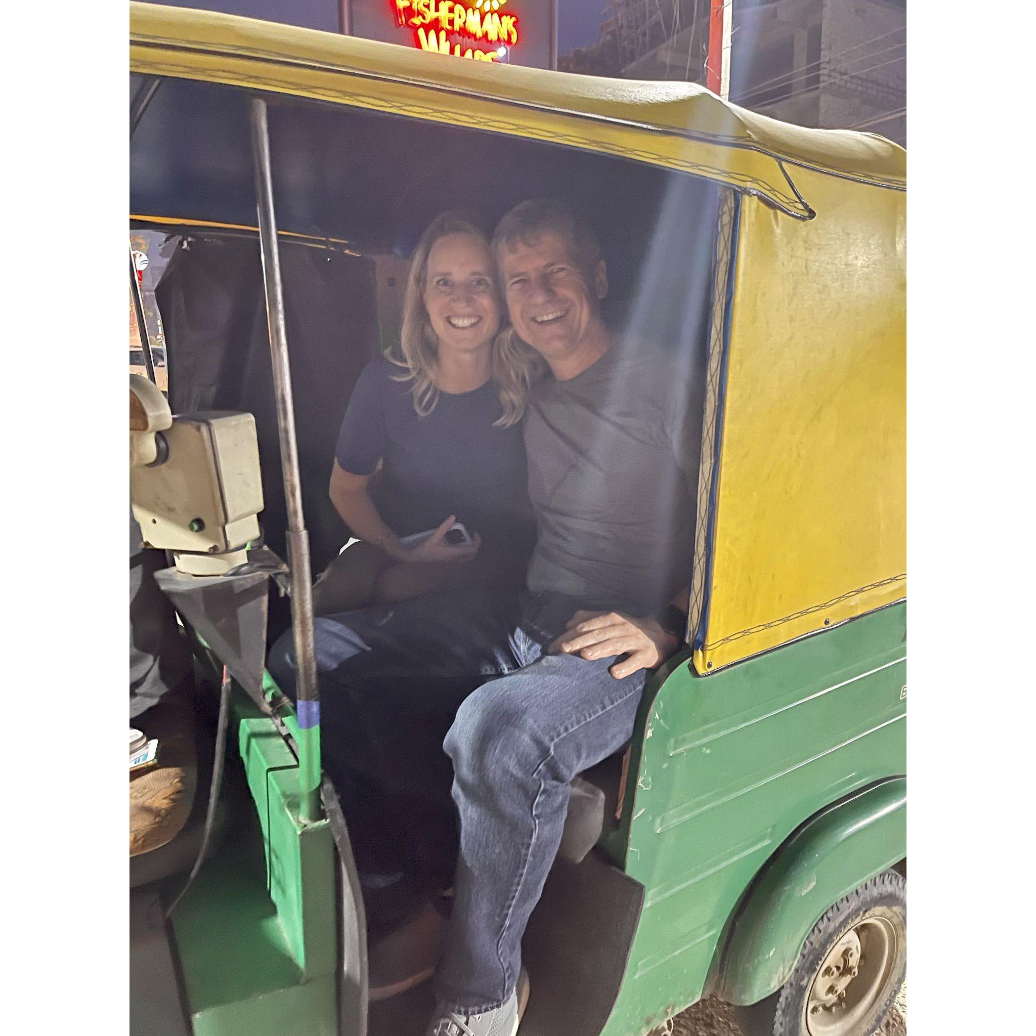 Trepidatious ride in India