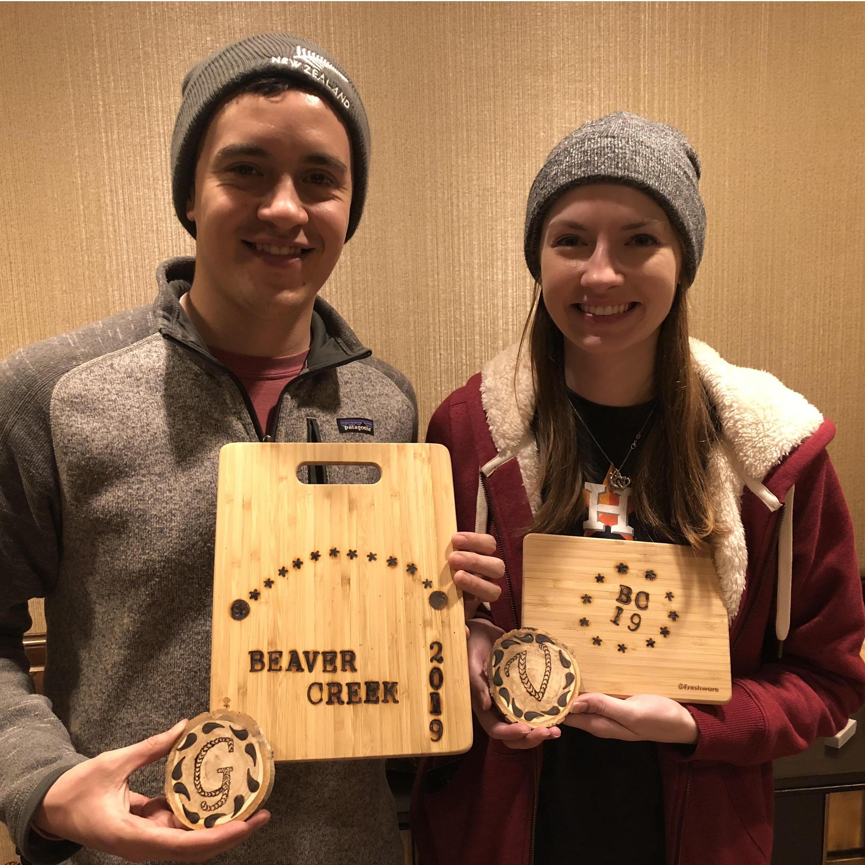 Our wood burning creations in Beaver Creek