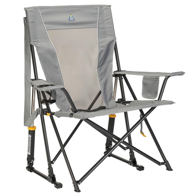 GCI Outdoor Comfort Pro Rocker Portable Rocking Outdoor Portable Camping Chair - Mercury