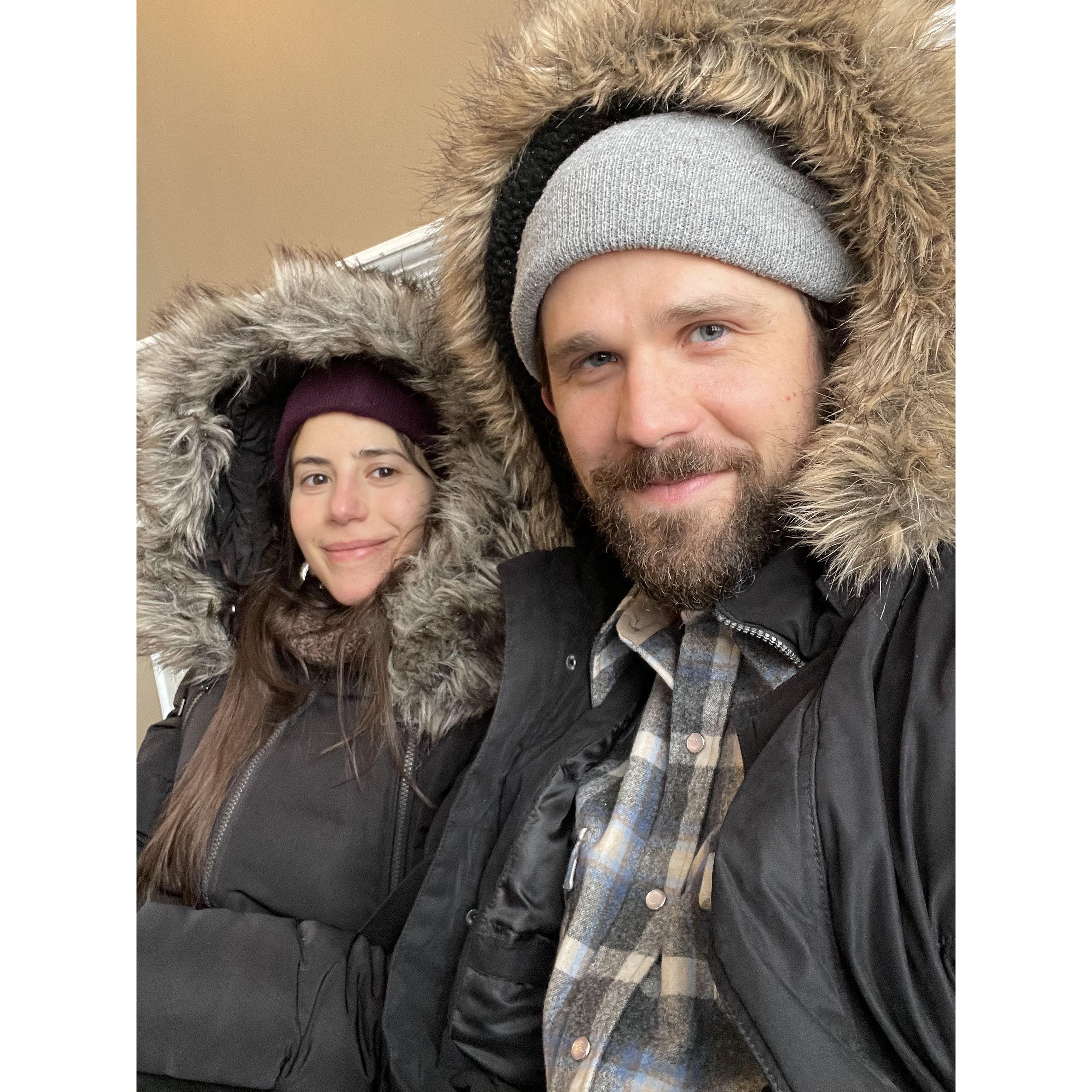 Pre-tundra trekking