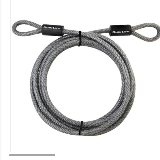 Kayak Securing Braided Steel Cable - 15ft