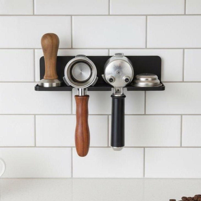 Universal portafilter and tamper holder | Coffee station
