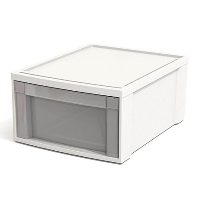 Simply Essential™ Medium Stacking Drawer in White