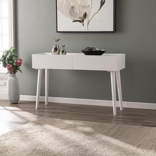 Leverdale Bright White Console Table