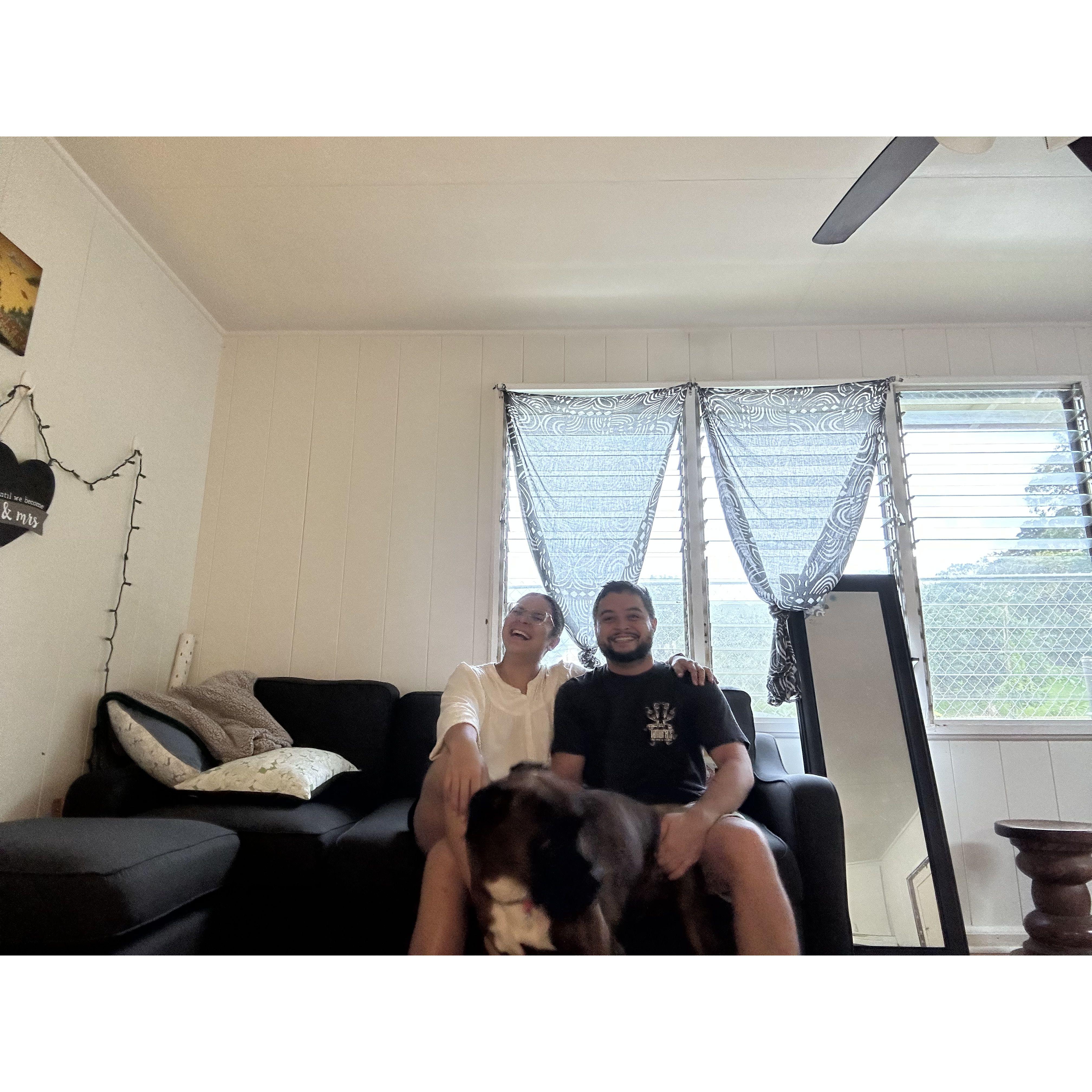 Our first home together - December 2021