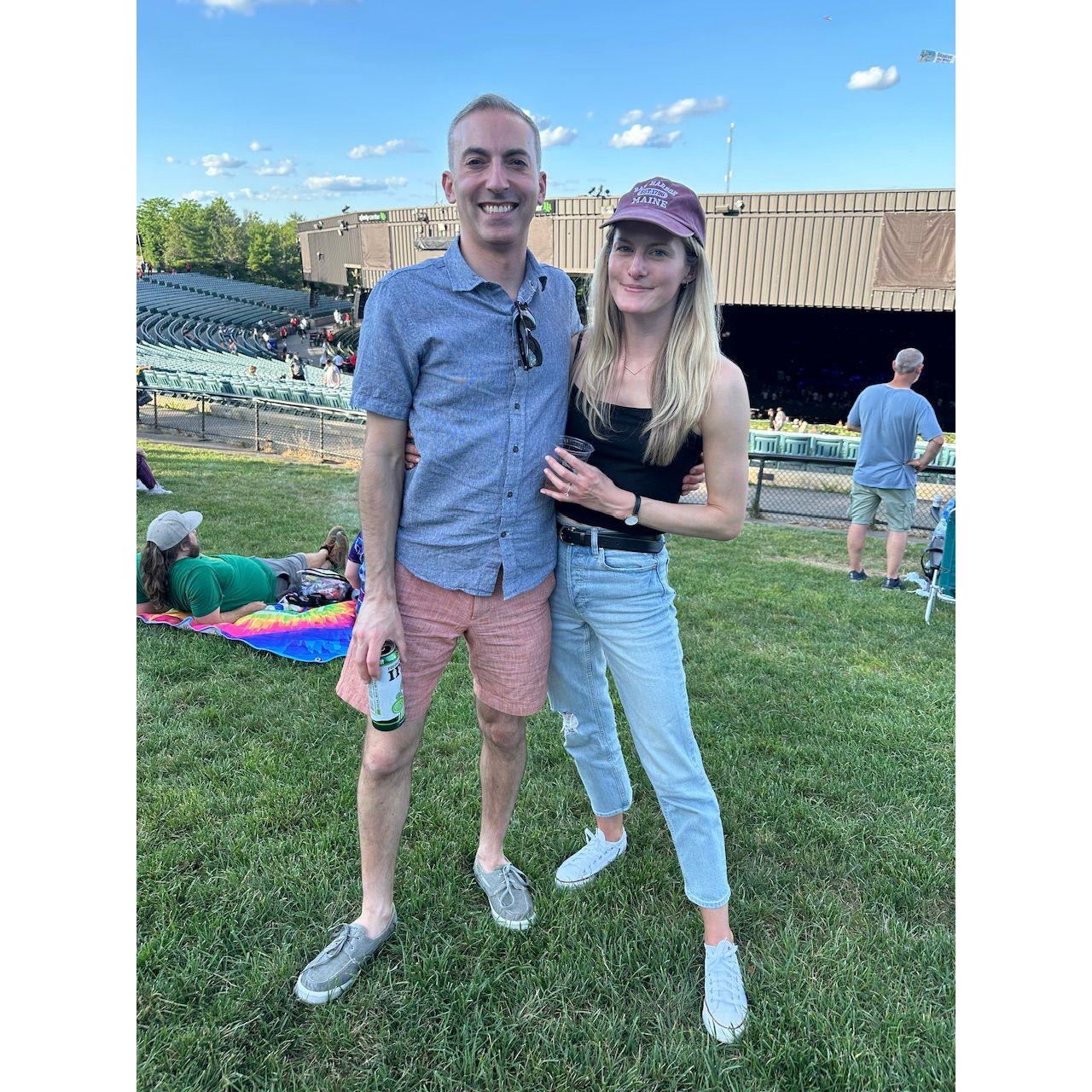 Jil's first Phish experience for Micah's birthday (July 2024)