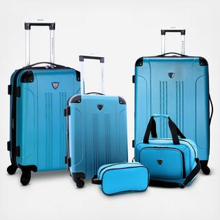 Chicago 5-Piece Hardside Rolling Luggage Collection