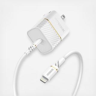 Lightning to USB-C Fast Charge Wall Charging Kit