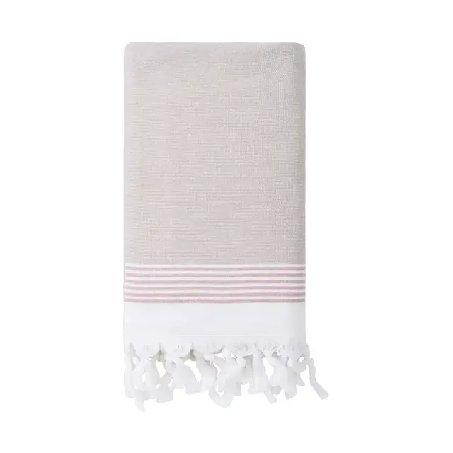 Haven™ Organic Cotton Flatweave Bath Towel in Pumice