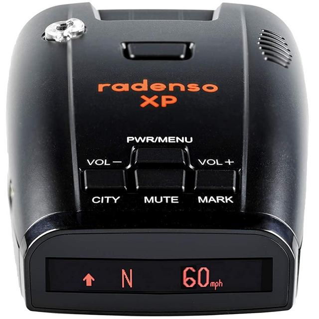Radenso XP Radar Detector with Less False Alerts, Long Range, USA Technical Support, GPS Lockouts, Red Light and Speed Camera Alerts