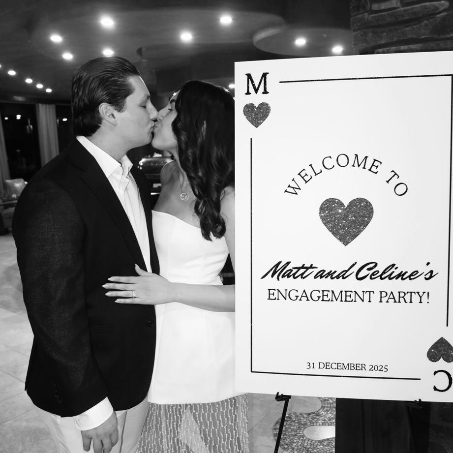 Our engagement party ♥️ #luckyinlove