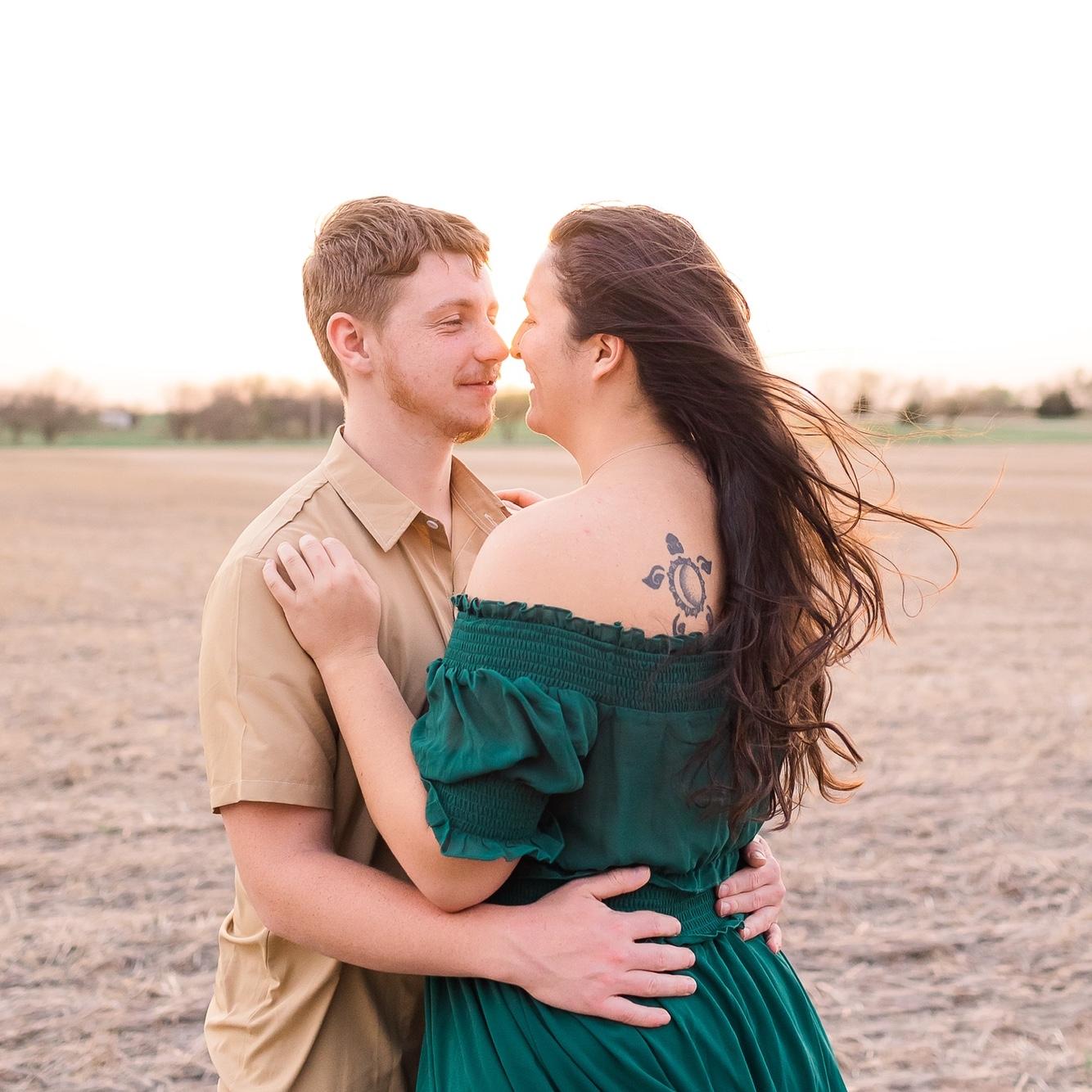 Jerod’s sister took photos of us when we visited Kansas