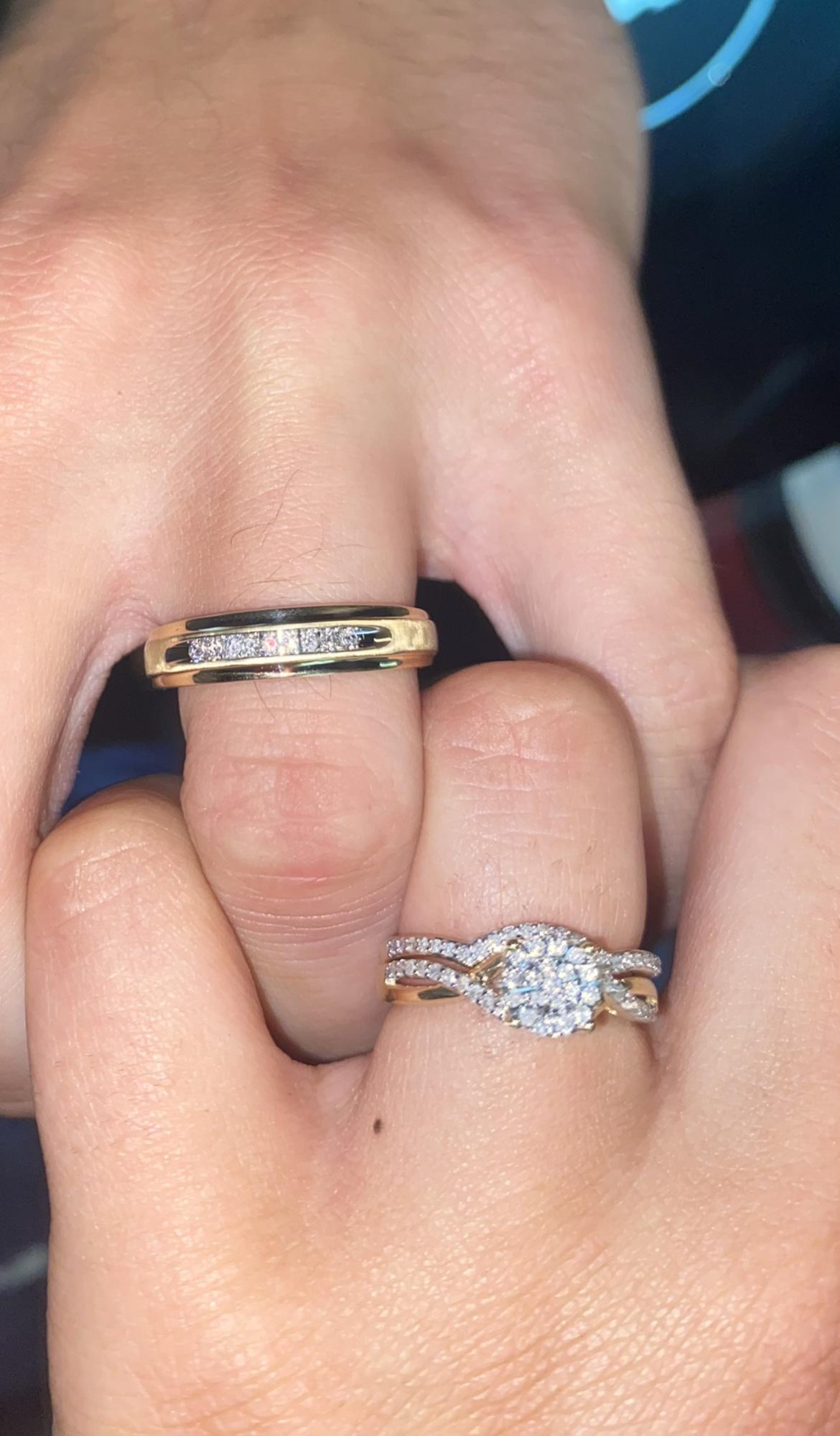 Our first set of wedding rings