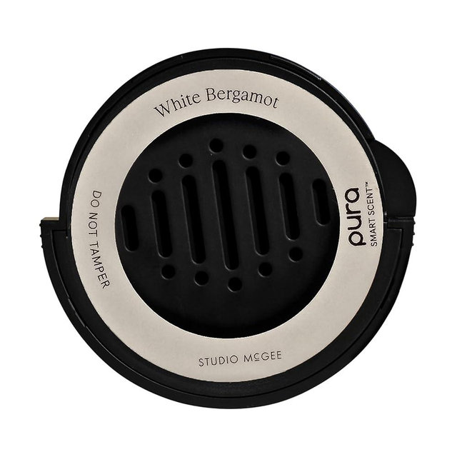 Pura and Studio McGee - Fragrance for Car Diffuser - Clean & Safe Luxury Scent Refill - Long-Lasting for 30 Days of Aroma - Must-Have Accessory- White Bergamot
