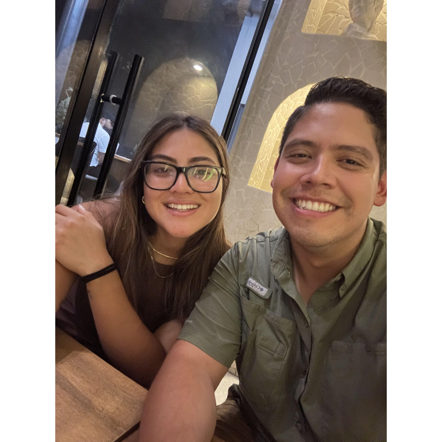 Our first date ever