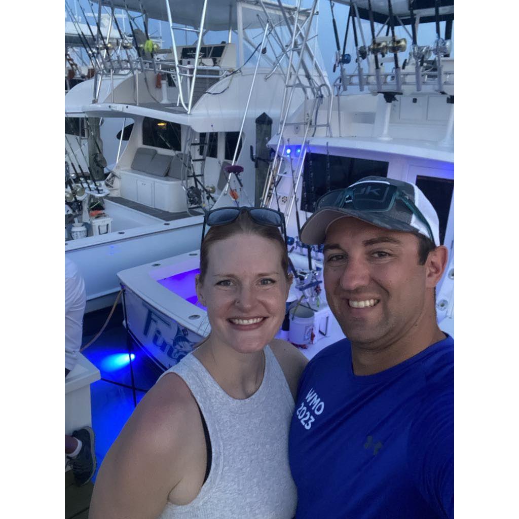 At White Marlin Open in summer 2023