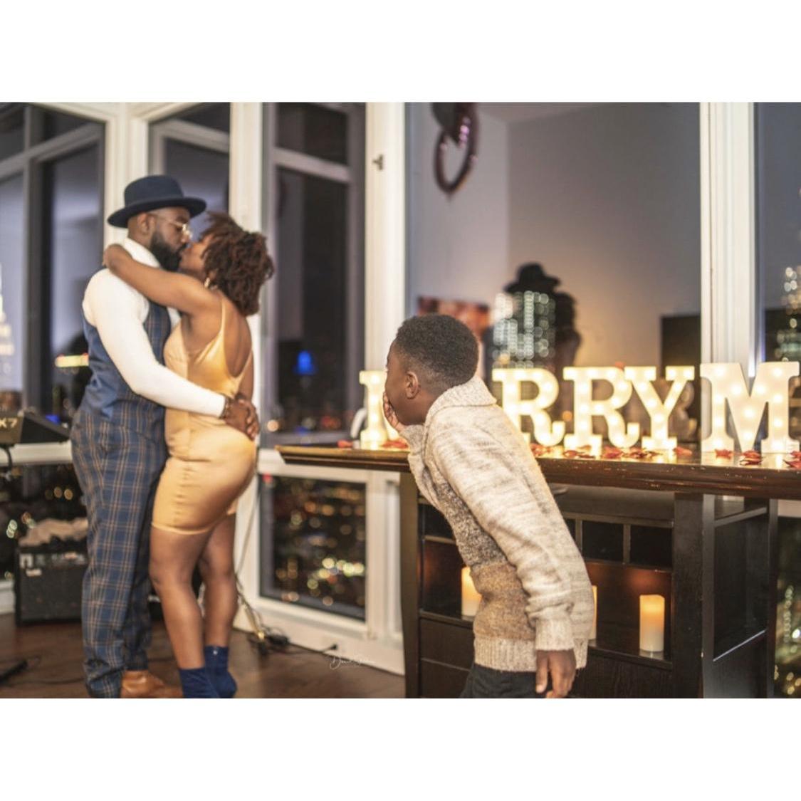 She said Yes!