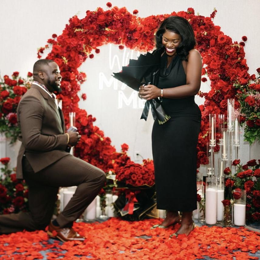 We first met summer of 2019 but our love story began November 2020.