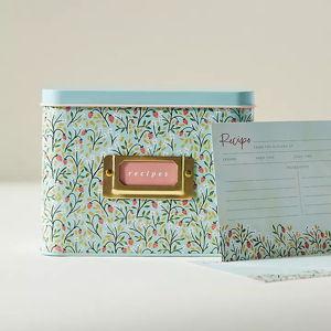 Tin Recipe Box