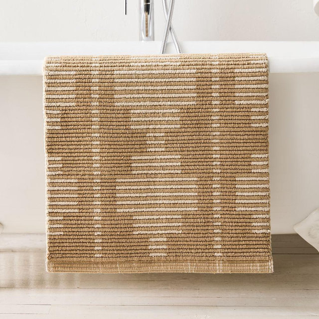 Riad Bath Mat, 20"x34", Warm Sand
