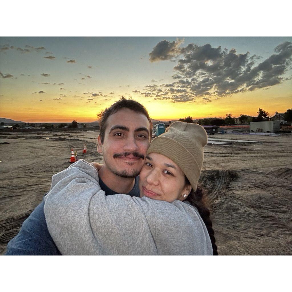 A picture from one of our MANY walks.