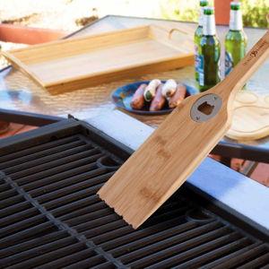Bristle-Free BBQ Grill Scraper with Bottle Opener