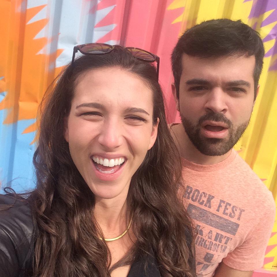 Goofing around in Bushwick, 2015