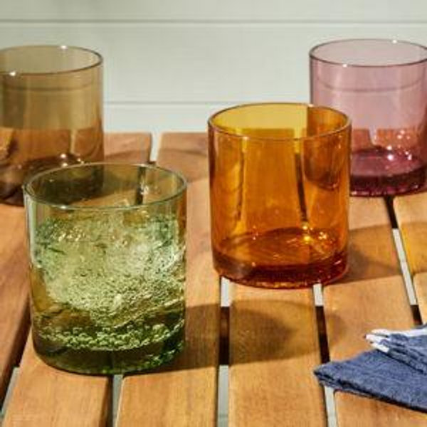 Tossware Reserve Old Fashioned Tritan Copolyester Glasses, Set of 4