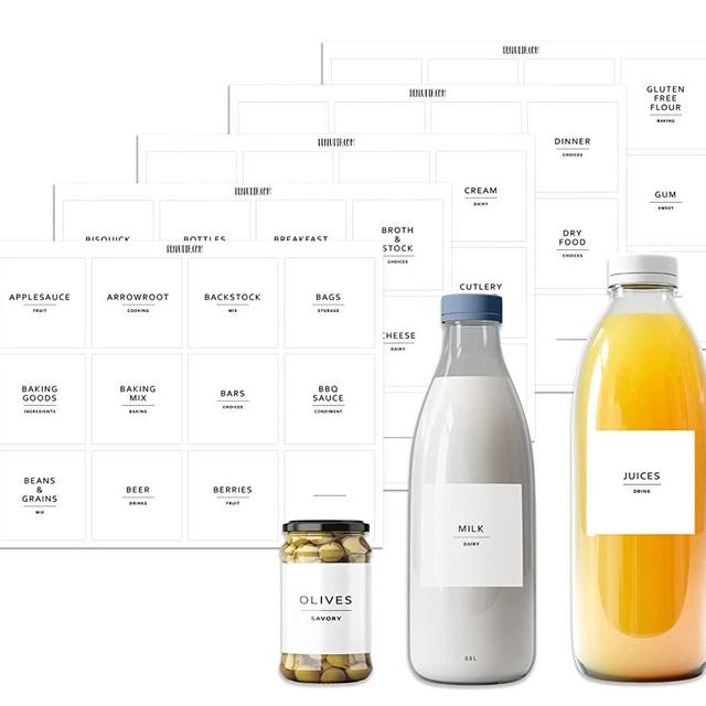 Dekluttr Minimalist Labels Set (Pantry 2)