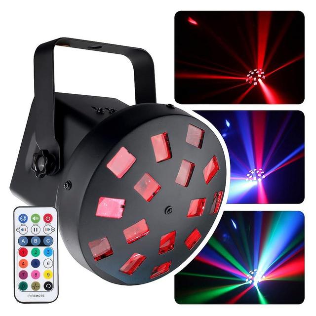 DragonX Mushroom Party Light RGB Decorative Ambient Home Fixture Lighting Aesthetic Retro Ball Disco Uplighting for Small Rooms Karaoke