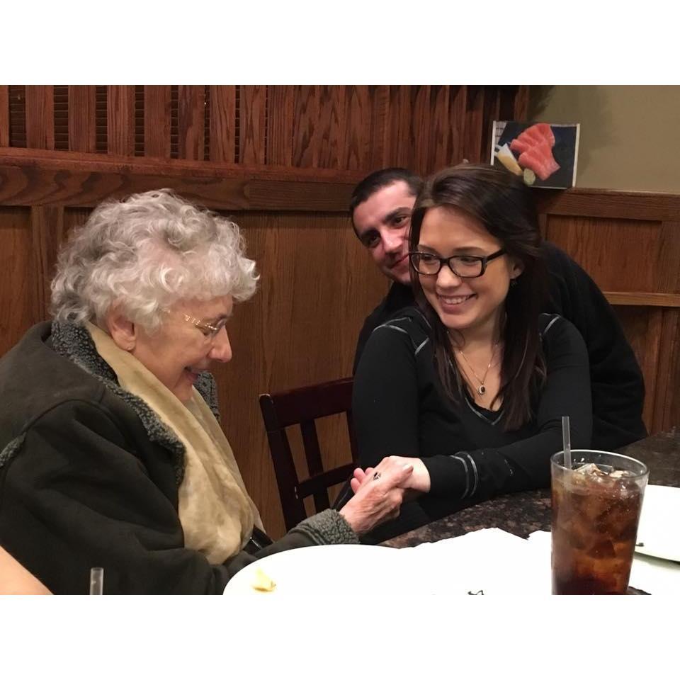 Showing off the ring :)