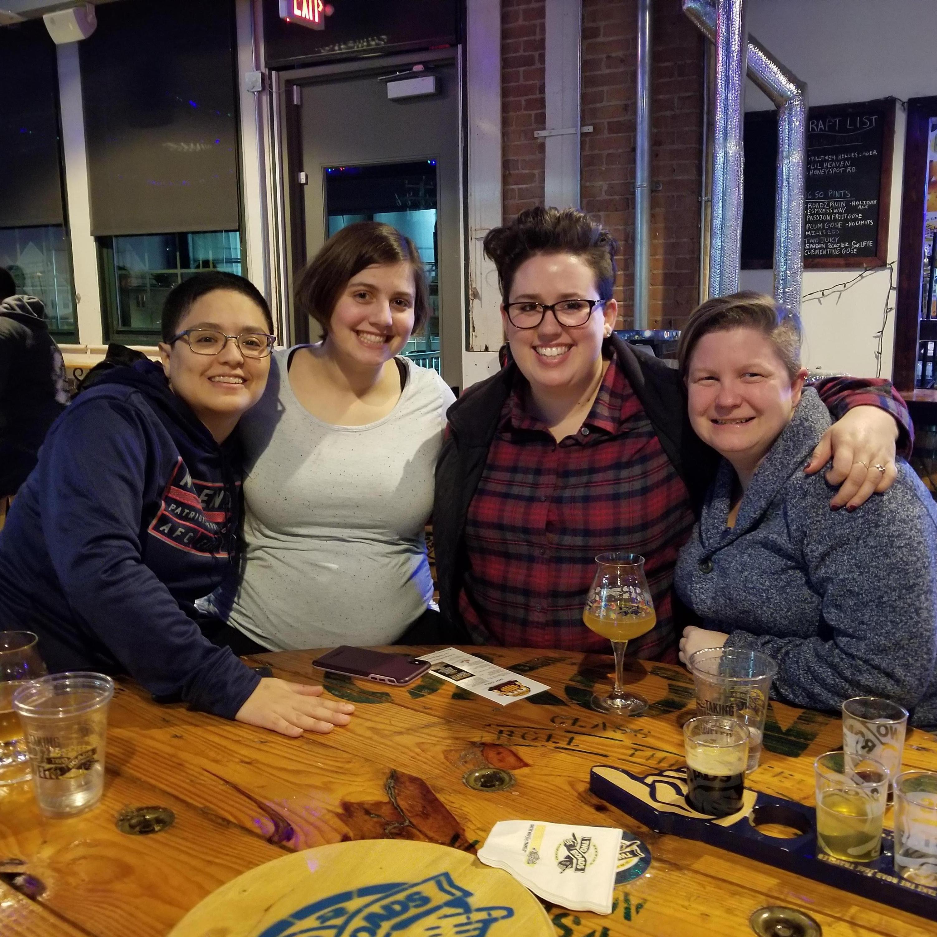 Sometimes we hang with friends in CT. (Winter 2019)