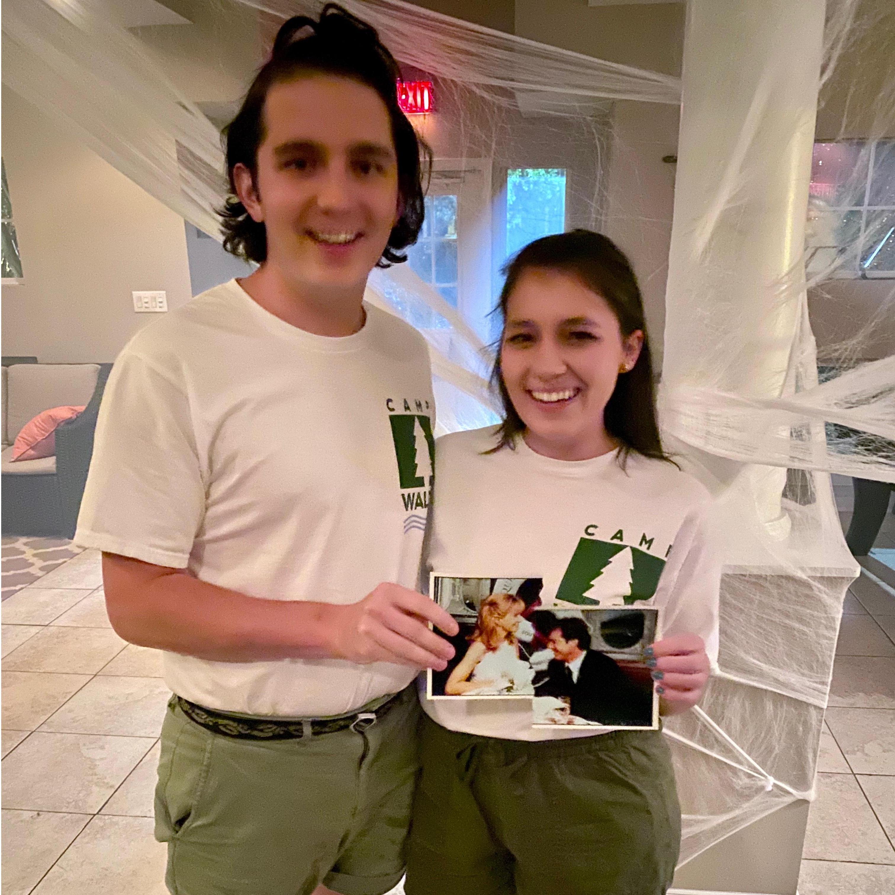 Halloween 2019 we dressed up as Annie and Hallie from the Parent Trap