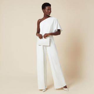 Flutter One Shoulder Jumpsuit