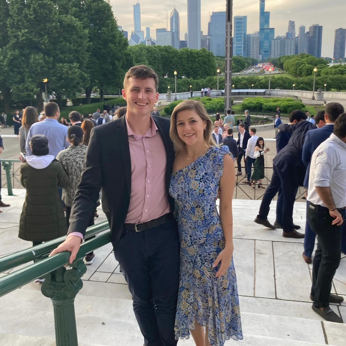 Celebrating Burk's graduation from Chicago Booth MBA in 2024!