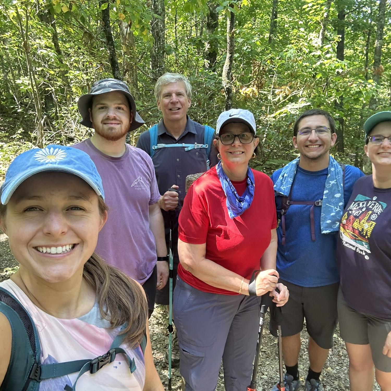 Popernack Family hike in Shenandoah