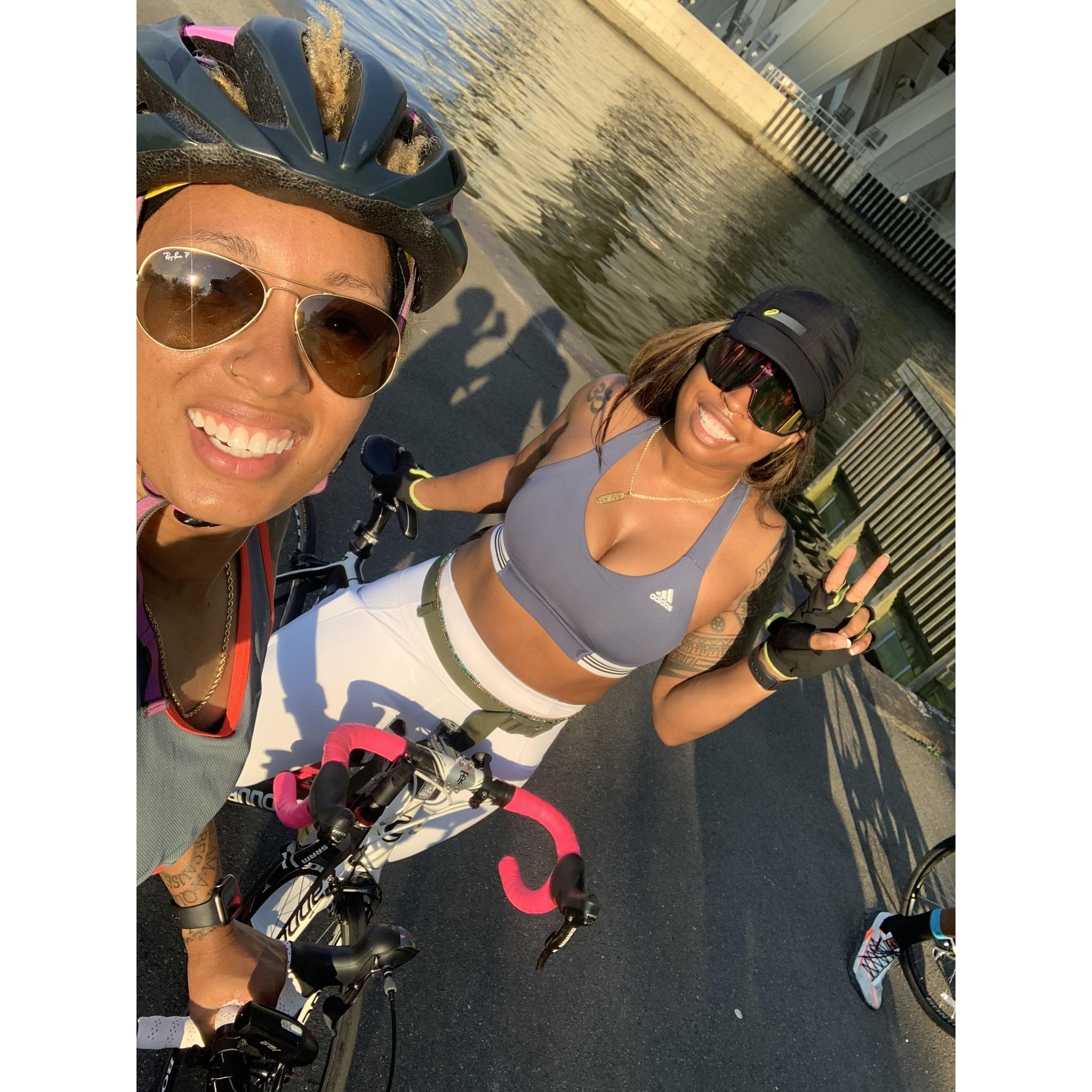 More biking.