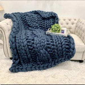 Chunky Cable Knit Blanket, Cable Knit Blanket, Chunky Knit Blanket, Arm Knit Blanket, Giant Knit Blanket, MERINO WOOL, Gift - Etsy